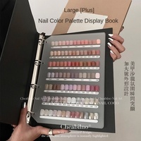 Présentoir de couleurs pour nail art, style livre, à feuilles mobiles, style Instagram, pour rangement de vernis à ongles, nuancier haut de gamme, grande taille