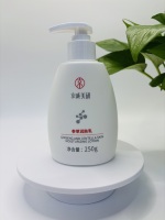 Bouteille à pompe en plastique HDPE de 250 ml personnalisable en gros, opaque et étanche