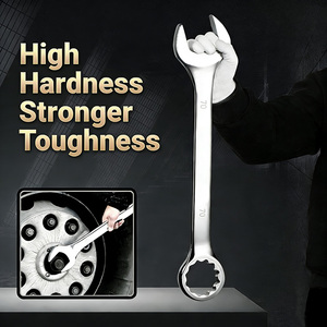 超大型産業用コンビネーションレンチ プラム＆オープンエンドスパナ メトリックOEM省力自動車修理レンチ - Product Image 3