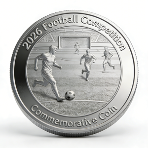 Высококачественная коллекционная монета: блестящая, позолоченная, металлическая, с тисненым логотипом, футбольная, для коллекций - Product Image 4