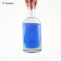 Usine personnalisée 700ml 750ml Liqueur Vodka Whisky Jus Boisson Bouteille en verre Entreprise de fabrication