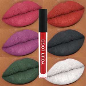 Rouge à lèvres Matte Print Logo Waterproof Lip Tint Private Label Cosmetics Oem Makeup Vendeur - Product Image 5