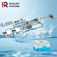 Ligne de production complète de machines de remplissage d'eau potable de pointe 36000BPH avec contrôle PLC avancé