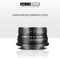 7artisans 25mm F1.8 objectif principal pour Sony E Mount pour Fujifilm X pour Canon EOS-M /M43 caméra A7 A7II A7R