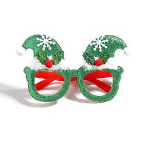 Gafas con Brillantina Navideña, Monturas con Diseño de Santa Claus y Árbol de Navidad, Decoración para Fiestas, para Adultos y Niños - Product Image 2
