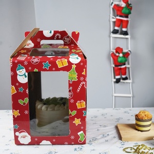 Sunshine Wholesale High Quality Colorful <b>Paper</b> Cake Box Biodegradable <b>Packing</b> <b>Paper</b> Bakery Birthday Merry Christmas Cake Box - Product Image 6