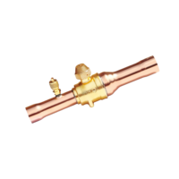 Raccords en cuivre C12200 Pièce de climatiseur Valve de charge de réfrigérant à bille