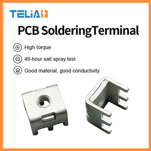 Terminal de tornillo de latón M5 de alta calidad Terminales de soldadura PCB TLS5603 de 6 pines Bueno para piezas de metal de alta corriente - Product Image 2