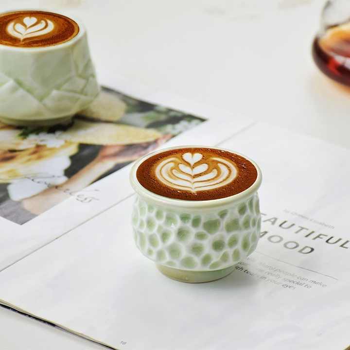 150ml Unique Glaze New Chinese Style Handmade Ceramic Coffee Cup for Home