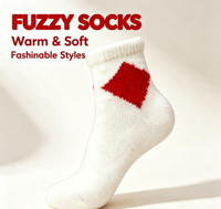 Chaussettes douillettes personnalisées pour femmes en polaire corail, épaisses et chaudes pour l'hiver, chaussettes d'intérieur personnalisables avec logo, chaussettes de Noël confortables pour femmes