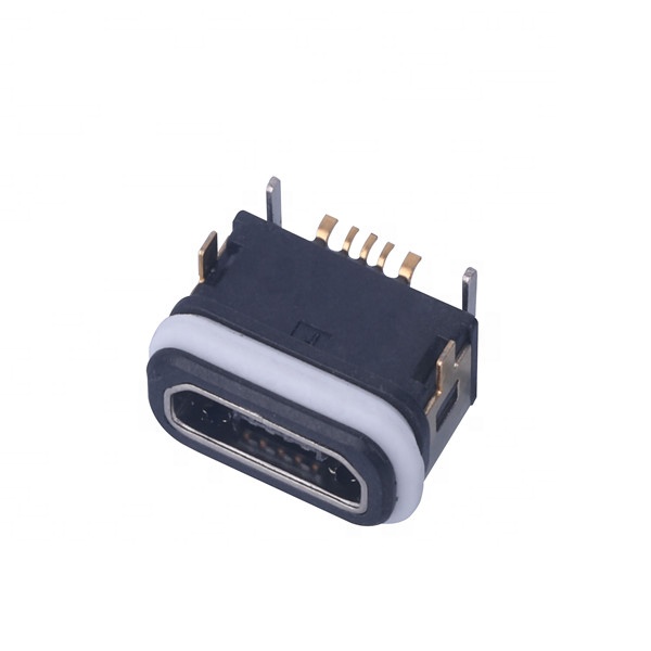 Бесплатный образец, Micro usb 5-контактный гнездовой водонепроницаемый разъем типа smt b для умных часов
