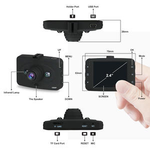 CE1247 HD1080P 차량용 블랙박스 DVR 자동 전환 순환 녹화 차량 주행 데이터 기록기 - Product Image 4