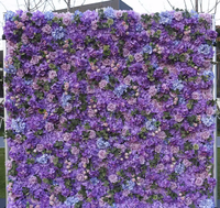 Mur de fleurs artificielles pour banquet d'anniversaire, adapté aux garçons et aux filles, choix polyvalent et sûr