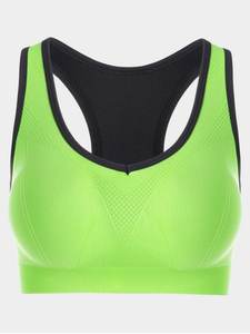 Sujetador deportivo de alto impacto acolchado con cremallera para mujer - Product Image 3