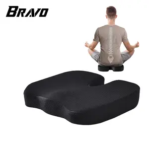 Factory Memory Foam Orthopedic Car Seat Cushion for Office Chair Coccyx Chair Cushion