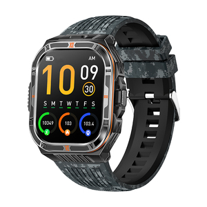 Reloj Inteligente HT38 con Pantalla Cuadrada IPS de 2.0 Pulgadas, Brújula, Linterna, Batería de 1100 mAh con 5 Días de Duración, Resistente al Agua IP68, Compatible con Android FitCloudPro - Product Image 4