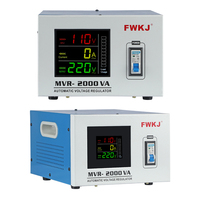 Stabilisateur automatique de tension CA monophasé de la série 1000Va 2000Va de haute qualité d'usine de la Chine SVC