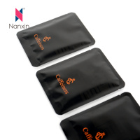 Mini feuille d'aluminium imprimée sur mesure thermoscellable fini mat UV imprimé par points 2 oz marque privée vide sac de café goutte à goutte