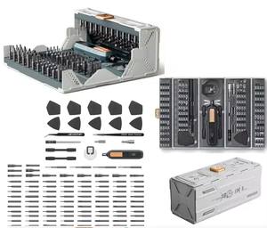 Juego de destornilladores de precisión 180 en 1, juego de herramientas de reparación de teléfonos móviles, Cubo de acero magnético, almacenamiento manual - Product Image 4