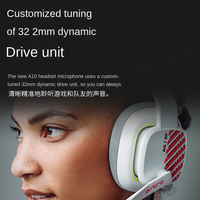 Logitech Astro A10 generasi kedua e-sport headphone mikrofon yang dipasang di kepala Game On-Ear & Over-Ear dengan kabel