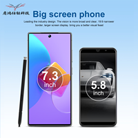 Smartphone 5G 22G+2TB 7,8 pouces Android 16 2026 Dernier S25 Ultra avec mémoire flash intégrée, stylet intégré, batterie 8000mAh en stock MTK