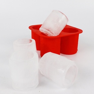 Molde para Cubitos de Hielo Huecos DIY, Molde de Silicona para Vasos de Hielo sin BPA para Congelador con 4 Cavidades - Product Image 5