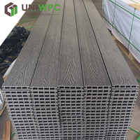 Revêtement de terrasse 3D en gros, personnalisé, extérieur, imperméable, ignifuge, en bois composite WPC pour la maison
