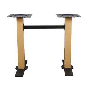 Nuovo prodotto in metallo pesante ferro ferro Base ferramenta <span class=keywords><strong>gambe</strong></span> mobili commerciali Fast Food tavolo da caffè - Product Image 3