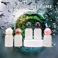 Flacon pulvérisateur de parfum en verre premium 30ml 50ml, anti-fuite, portable, format voyage, avec pompe à vis, rechargeable