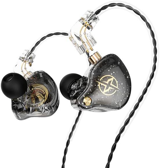 X2 PRO 3.5mm Double Dynamic HiFi Earphone Sport Running Bass Headset Stereo in Ear Monitor Earbuds Detachable Wired Headphones