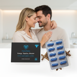 Pastillas para Agrandamiento Masculino, Suplemento Natural a Base de Hierbas para Mejorar la Erección, Resistencia y Rendimiento Duraderos, 500 mg Dosis Diaria, GMP - Product Image 1