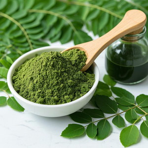 QinshantangハーバルサプリメントGMP/ハラール認証純粋な天然有機モリンガ葉エキスパウダー - Product Image 2
