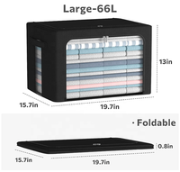 Boîte de rangement décorative pliable personnalisée pour vêtements, organisateur de salon pour vêtements et chaussures pour salle de bain et garde-robe