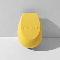 Éponge de maquillage en latex lavable pour fond de teint et anticernes, utilisation humide/sèche, nouvelle forme