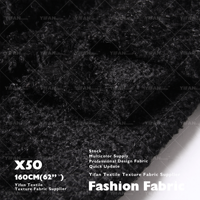Nouveau Design Textile Double Face Sans Doublure Velours Tissé Texture Épais Chaud En Peluche Tissu Pour Vestes, Manteaux Et Pantalons Designer