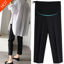 <span class=keywords><strong>Pantalon</strong></span> de maternité printemps-été, coupe décontractée, style fin, <span class=keywords><strong>ample</strong></span> et long, à jambes larges - Product Image 4