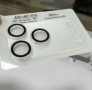 Protection d'objectif d'appareil photo transparente intégrale monobloc pour iPhone 17 Pro Max – Film de protection d'objectif - Product Image 3