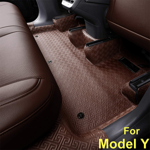 ชุดพรมปูพื้นรถยนต์ 5D คุณภาพสูง สำหรับรถยนต์รุ่น Y อุปกรณ์ตกแต่งรถยนต์ พรมปูพื้น - Product Image 6