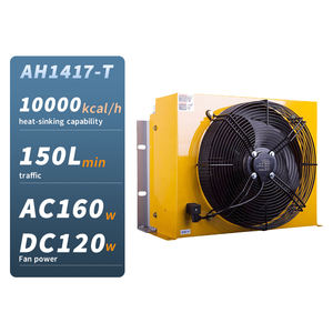 แผ่นระบายความร้อนไฮดรอลิกแบบแผ่นสเตนเลสสตีล ระบายความร้อนด้วยอากาศ พร้อมพัดลมมอเตอร์ 150 <span class=keywords><strong>ลิตร</strong></span>/นาที 50x48x30 ซม. <span class=keywords><strong>1</strong></span> ชิ้น - Product Image 1