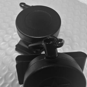 Custom Logo Matte Black Heavy Duty Aluminum Alloy Retractable <b>Key</b> Reel 360 Rotating Design <b>Belt</b> <b>Clip</b> Spring Hooks - Product Image 3