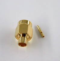 Cable RG402 de 0.141'' con Conector Coaxial RF SMA Macho Recto, Impermeable, para Antena