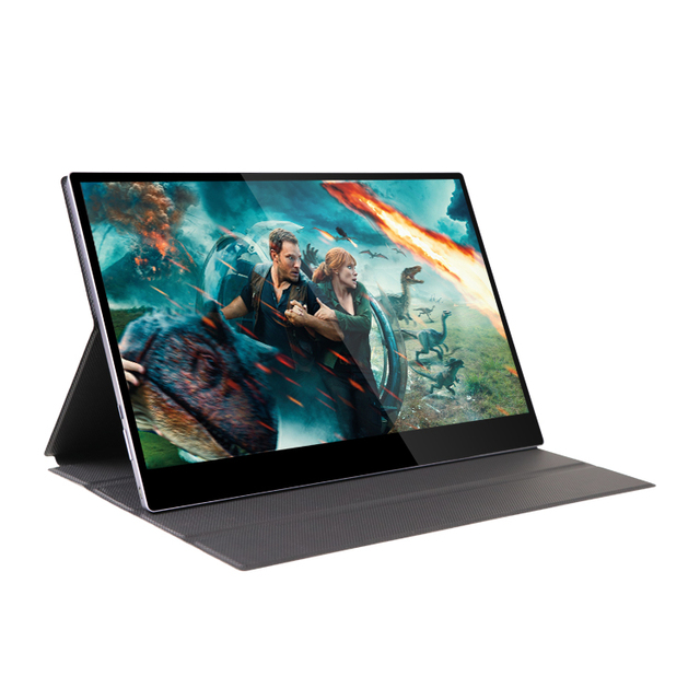 Touch Screen 15.6" Type c Usb Full HD Resolution Battery Portable Lcd Monitor