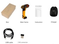 Lecteur de codes-barres portable Zebra Android 1D 2D Mini Portable Bt Usb IP68 Lecteur de codes QR sans fil en stock Batterie rechargeable