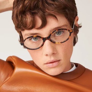 <span class=keywords><strong>Occhiali</strong></span> <span class=keywords><strong>da</strong></span> <span class=keywords><strong>Sole</strong></span> <span class=keywords><strong>Vintage</strong></span> Ovali Premium per Donna, Montatura Piccola Rotonda per Uomo, Stile Leopardato, Tartaruga, Rosa e Viola - Product Image 6