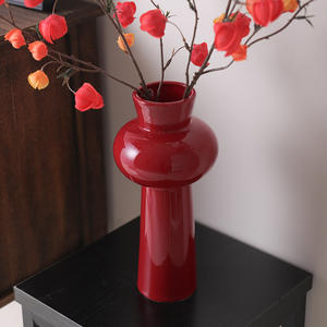 Ornement intérieur de salon <span class=keywords><strong>Ikebana</strong></span> <span class=keywords><strong>japonais</strong></span> unique personnalisé Vases nordiques modernes <span class=keywords><strong>Vase</strong></span> à fleurs en céramique pour la décoration intérieure - Product Image 3