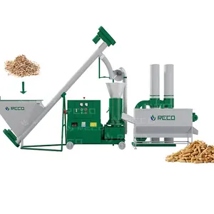 Sinh học viên gỗ Máy 1 tấn mỗi giờ 4 t/h phẳng chết PELLET Máy sử dụng thứ hai tay gỗ PELLET Máy Giá