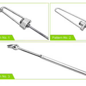 <span class=keywords><strong>Ensemble</strong></span> <span class=keywords><strong>complet</strong></span> de tige de séjour <span class=keywords><strong>ensemble</strong></span> de fixation de séjour avec tige baulk plaque tendeur réglable ou dé à coudre d'arc - Product Image 5