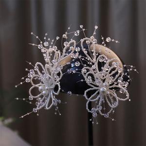 Nouvelle couronne de mariée en cristal de luxe de style baroque, diadème, tiaras pour femmes, accessoires de cheveux de mariée - Product Image 2