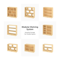 Meubles de classe en bois Montessori modernes pour la maternelle, ensemble table et chaise avec dispositifs de sécurité pour les garderies et les hôtels