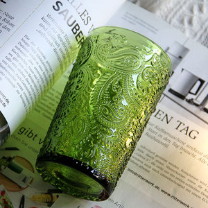 Copas <span class=keywords><strong>de</strong></span> vino Vintage Material verde grueso Copa <span class=keywords><strong>de</strong></span> agua <span class=keywords><strong>de</strong></span> vidrio Estilo <span class=keywords><strong>de</strong></span> diseño bohemio Copas <span class=keywords><strong>de</strong></span> vino tinto creativas - Product Image 2